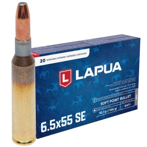 Náboj Lapua 6,5x55 SE MEGA, SP, 10,10 g, 156 gr