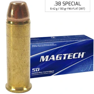 Náboj Magtech 38 SPECIAL FMJ-FLAT (38T) 8,42 g, 130 grs