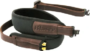 Řemen Blaser, tmavě zelený neoprén a kůže