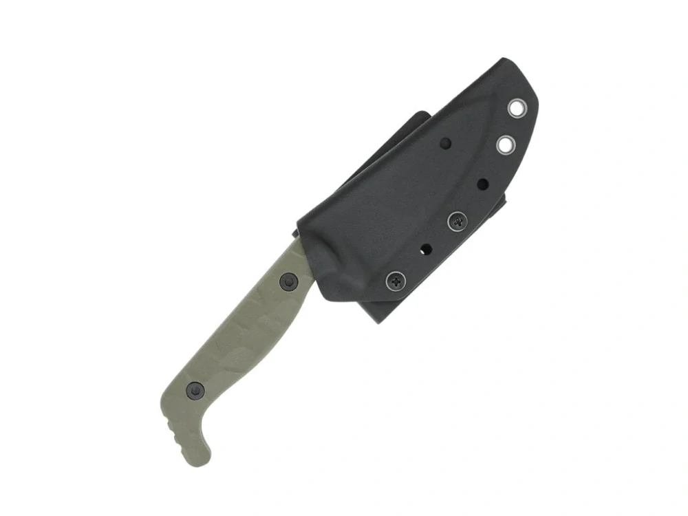 Nůž s pevnou čepelí - COBRATEC - Kingpin - Zelená/OD Green