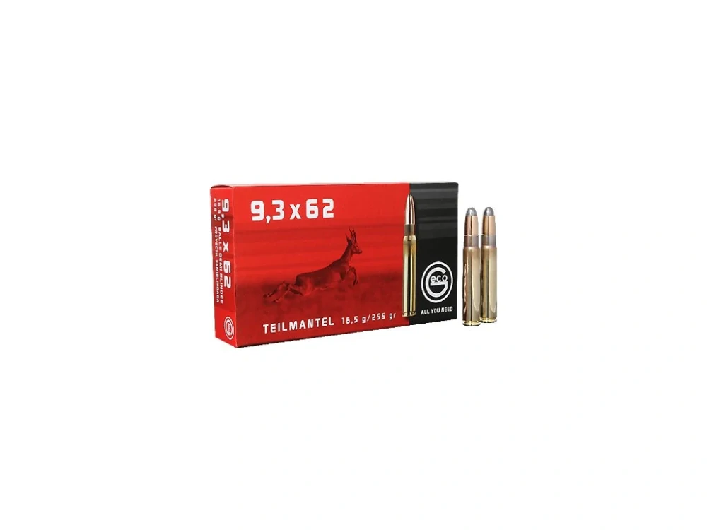 9,3x62 Geco TM/Softpoint 16,5g (255gr) 20 ks
