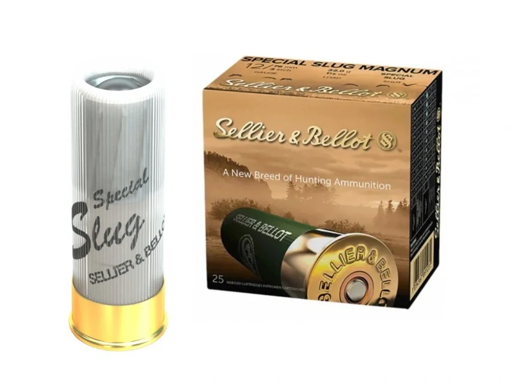 Brokový náboj Sellier a Bellot, Special Slug, 12/70mm, 32g 25 ks