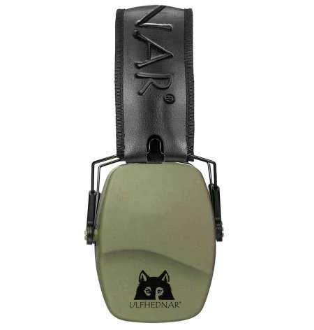 Střelecká sluchátka Ulfhednar, EarMuff, pasivní s útlumem 28 dB, zeleno černá