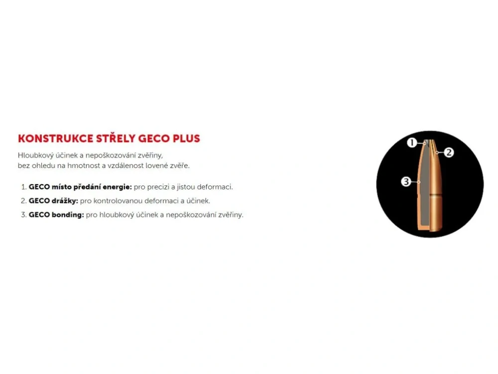 9,3x62 Geco Plus 16,5g (225gr) 20 ks