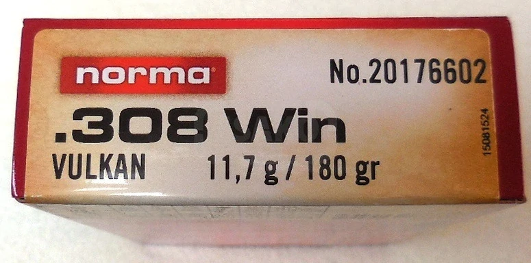 Norma .308 Win. Vulkan 11,7g/20 ks