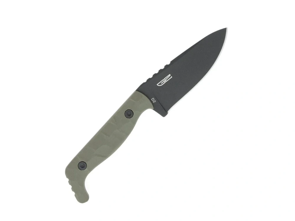 Nůž s pevnou čepelí - COBRATEC - Kingpin - Zelená/OD Green