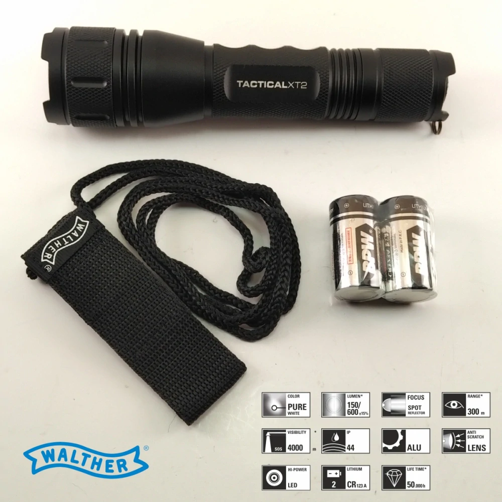 Svítilna Walther Tactical XT2