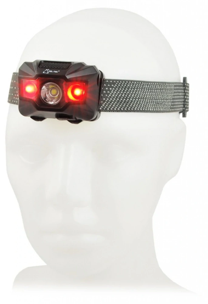 Nabíjecí LED čelová svítilna CEL-TEC HL150R