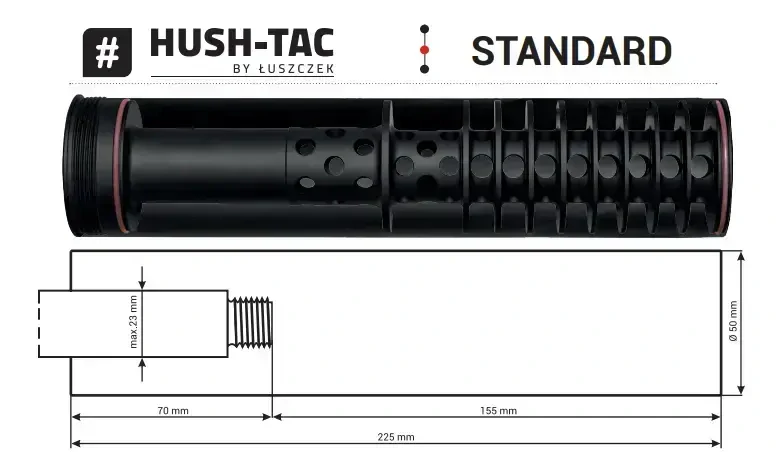 Tlumič HUSH-TAC Standard