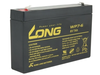 LONG baterie 6V 7Ah F1 (WP7-6)